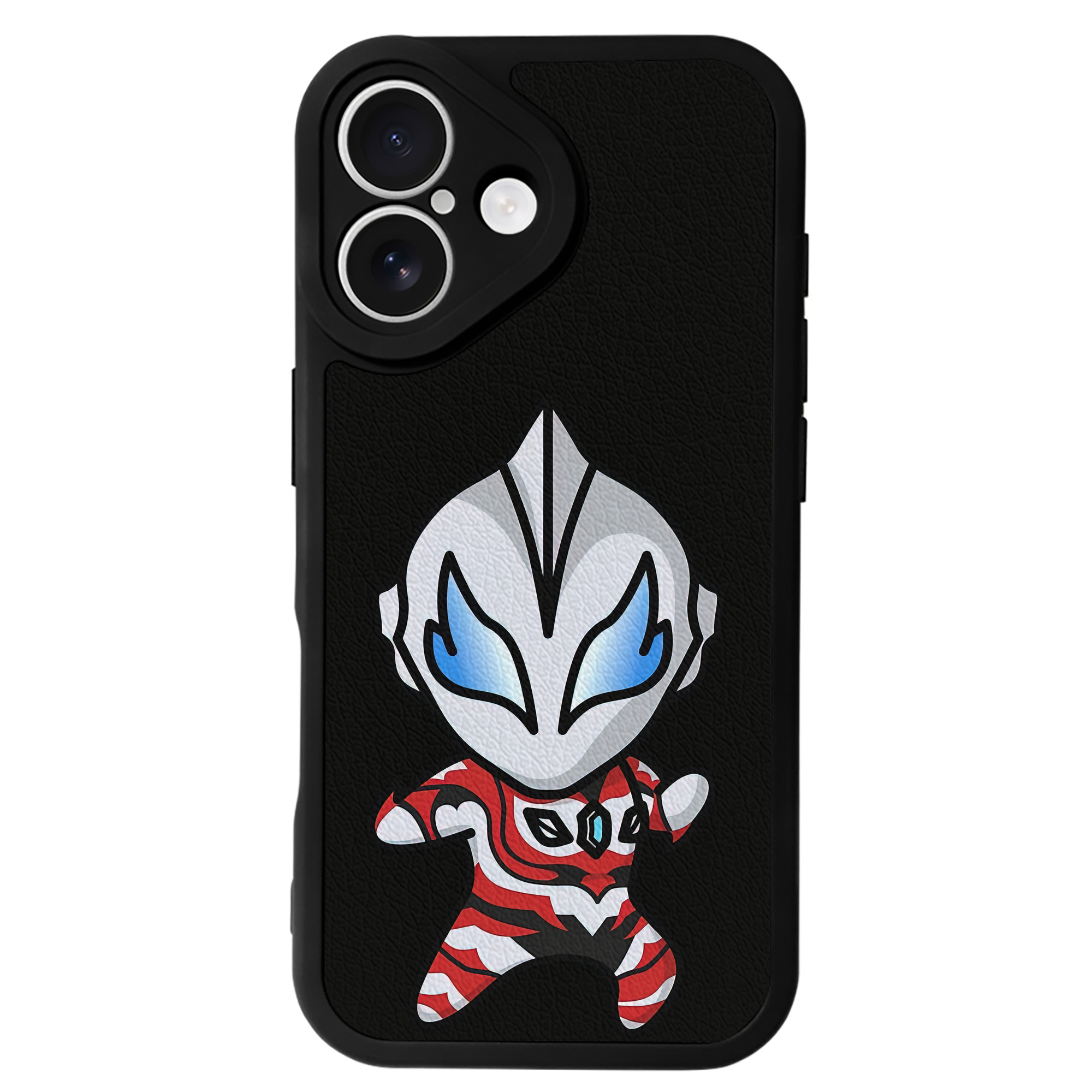 （画像用） ウルトラマン Ultraman 【iPhone 16シリーズ対応】シリコンスマホケース（レザー調） 材質：シリコン